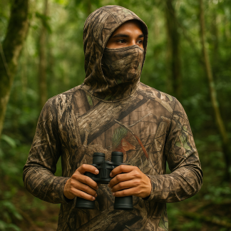 Buzo Técnico de Camuflaje para Naturaleza y Aviturismo